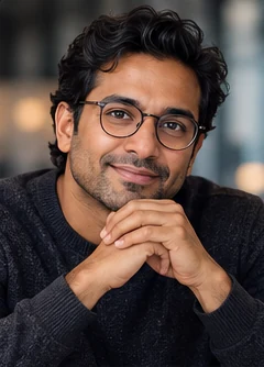 Retrato ilustrativo de Profesor Arjun Mehta